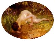 Charles-Amable Lenoir Bather oil painting on canvas